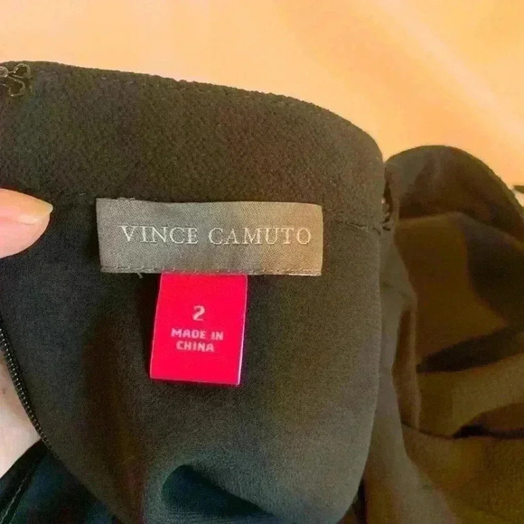 Vince Camuto Black and White Short Sleeve Dress Women’s Size 2 Small - Picture 4 of 8